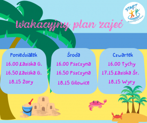 Read more about the article Wakacyjny plan zajęć
